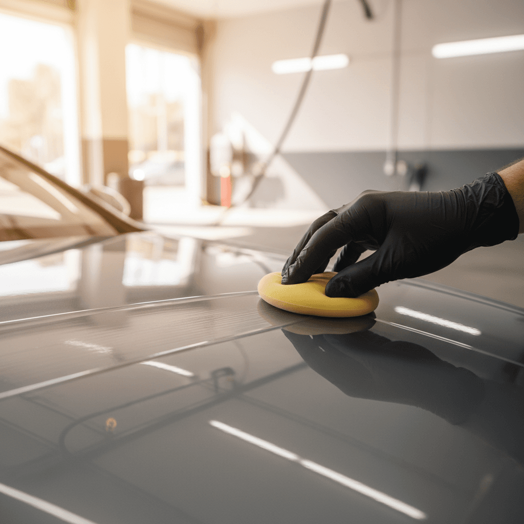 Applying protective coating